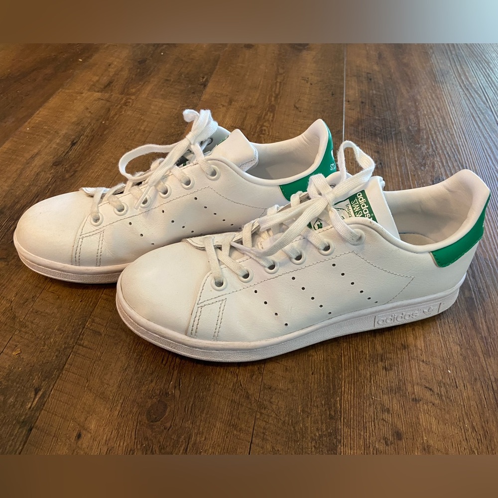 Adidas Stan Smith white and green size 4.5 men’s